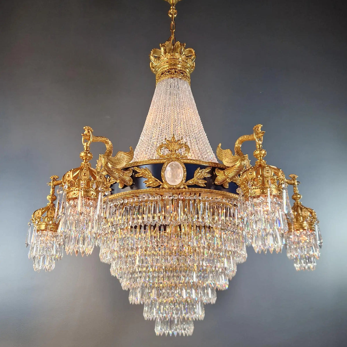 Monteluce Classic Brass Chandelier