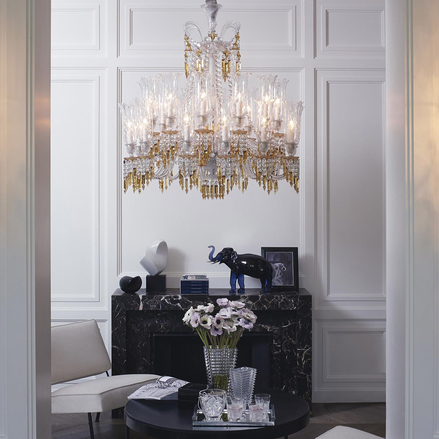 36 Light Antoinette Crystal Chandelier - Italian Concept - 
