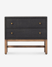 Vesper Raffia Nightstand