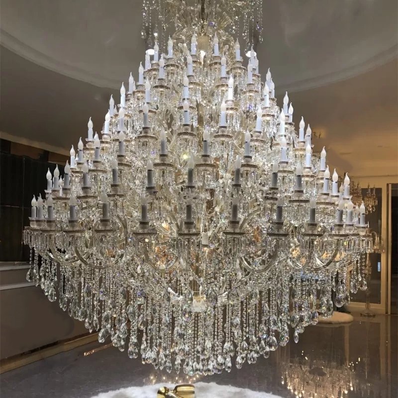 66L Rococo Foyer Classic Crystal Chandelier - Italian Concept - 
