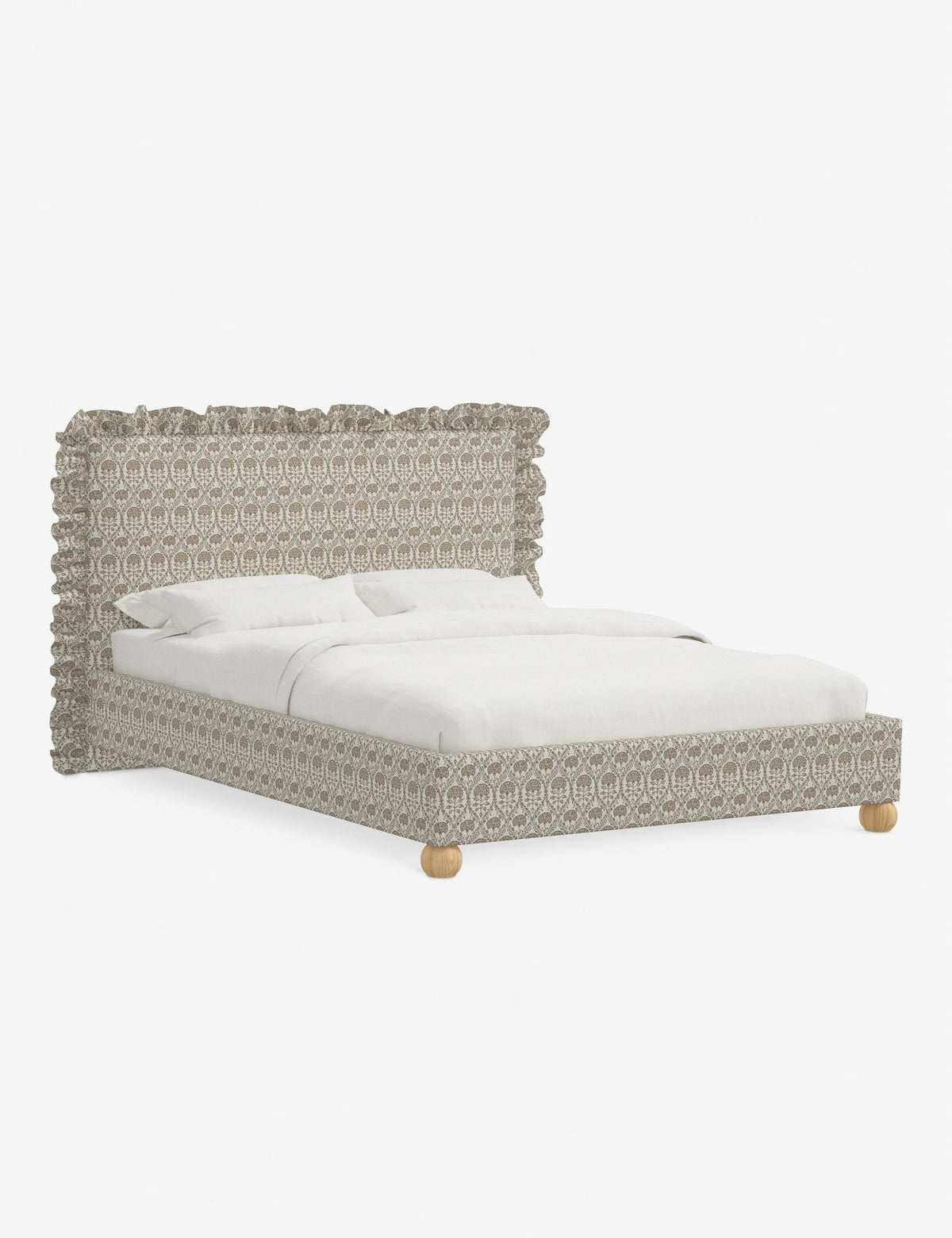 Fiorella Ruffle Platform Bed