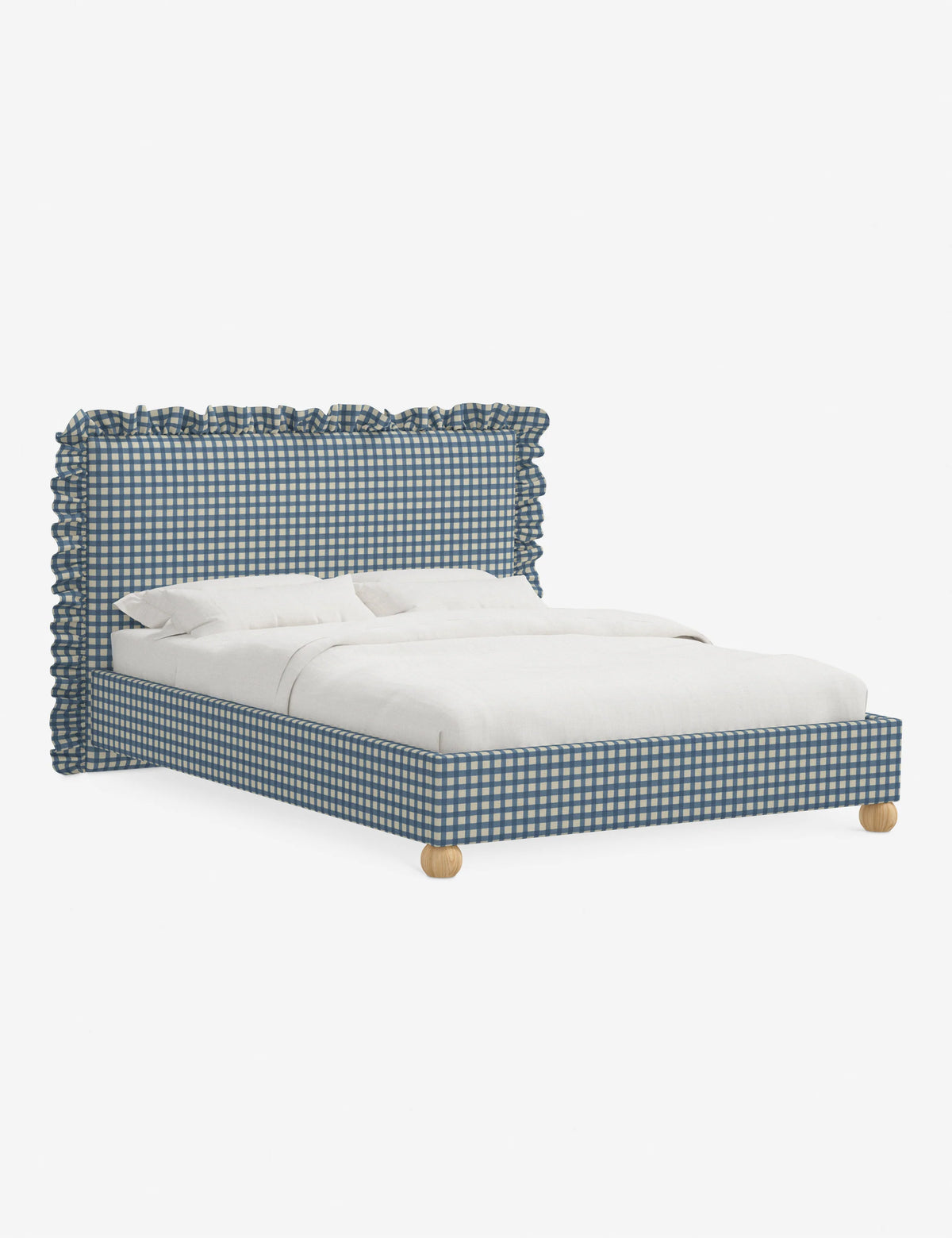 Fiorella Ruffle Platform Bed