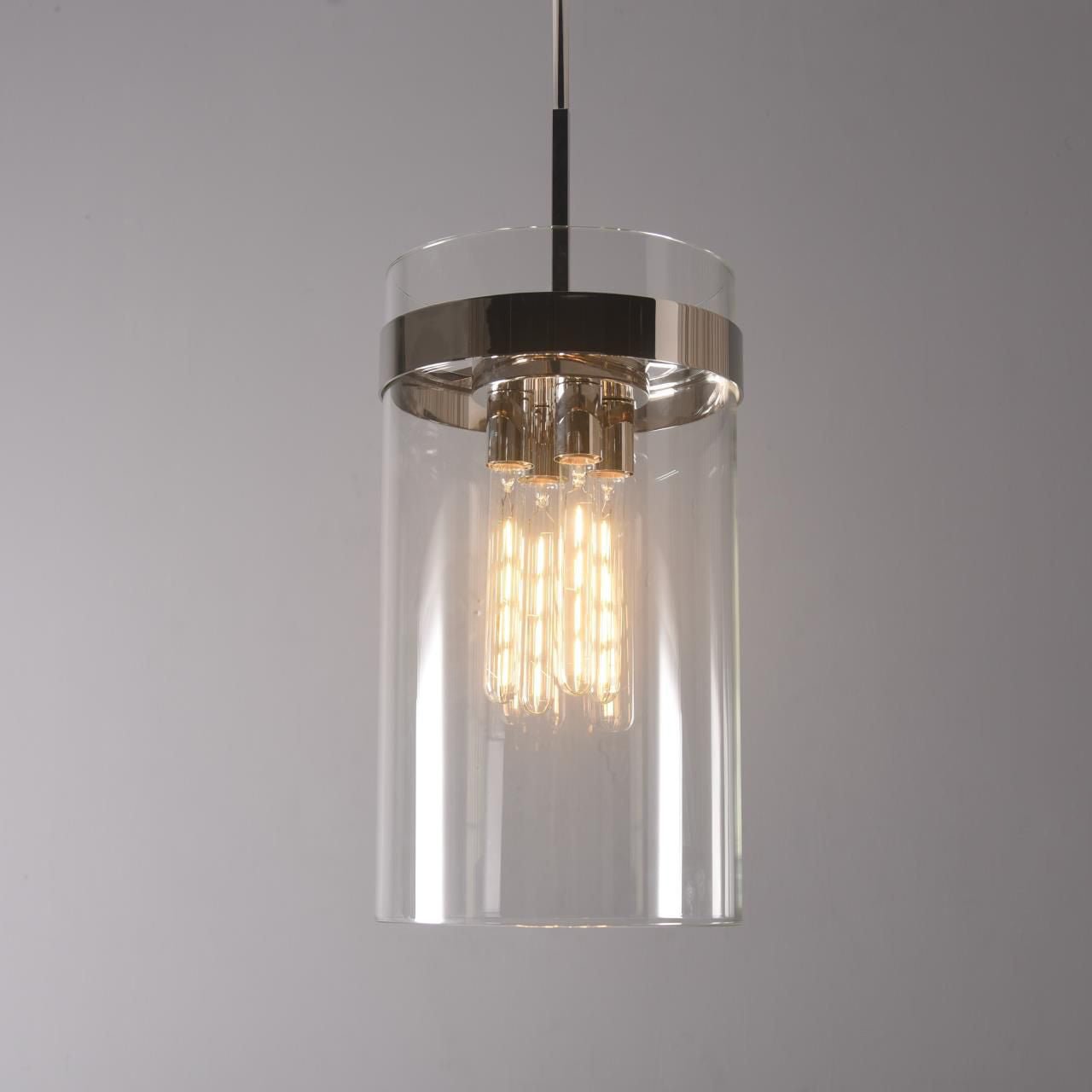 Armature Cylinder Glass Pendant Light - Italian Concept