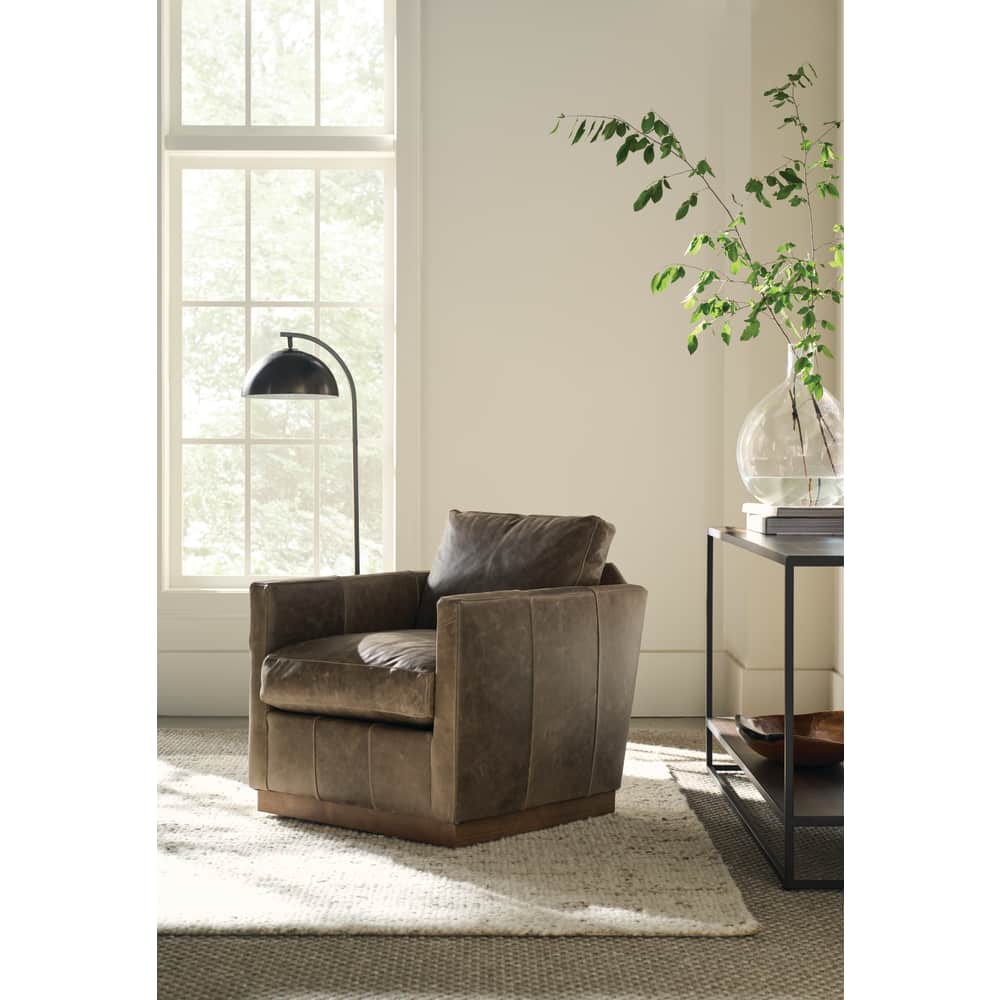 Rowe Furniture - Allie Leather Swivel Chair