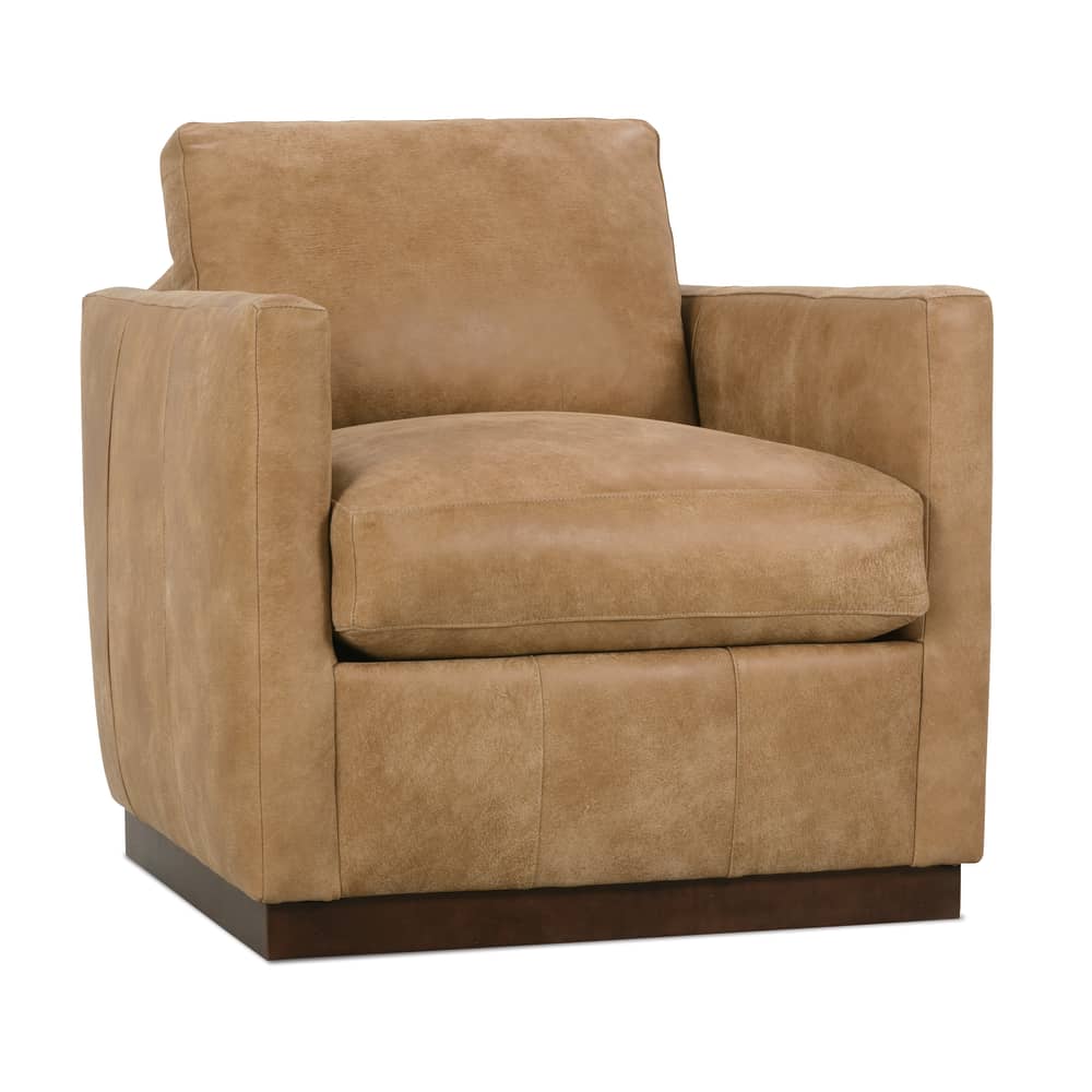 Rowe Furniture - Allie Leather Swivel Chair