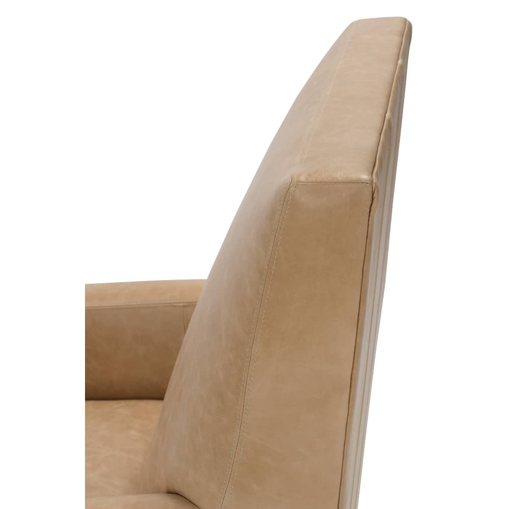 Rowe Furniture - Carlyn Leather Swivel Glider