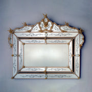 Murano Glass Mirror in Venetian Style 3C