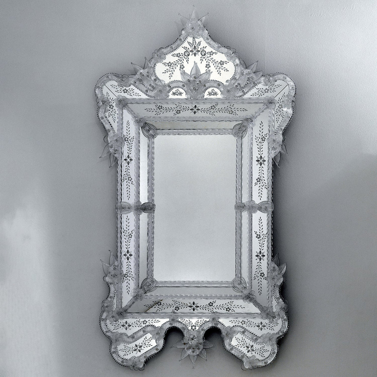 Murano Glass Mirror in Venetian Style 2A