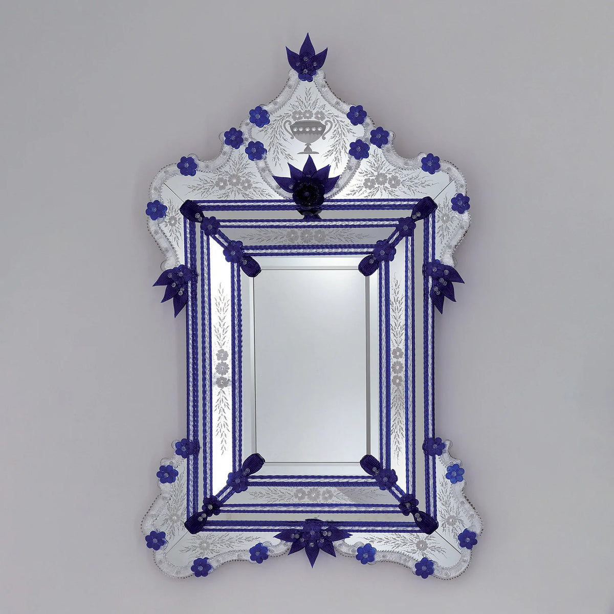 Murano Glass Mirror in Venetian Style 3B