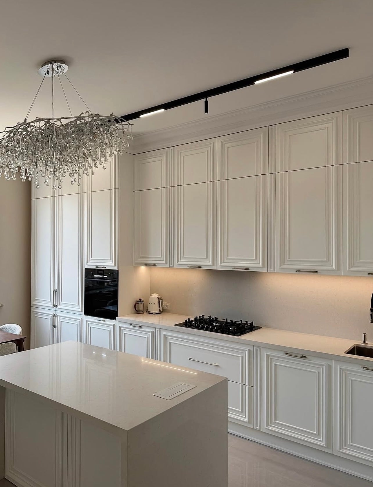 Livio Oval Branching Teardrop Chandelier - Italian Concept