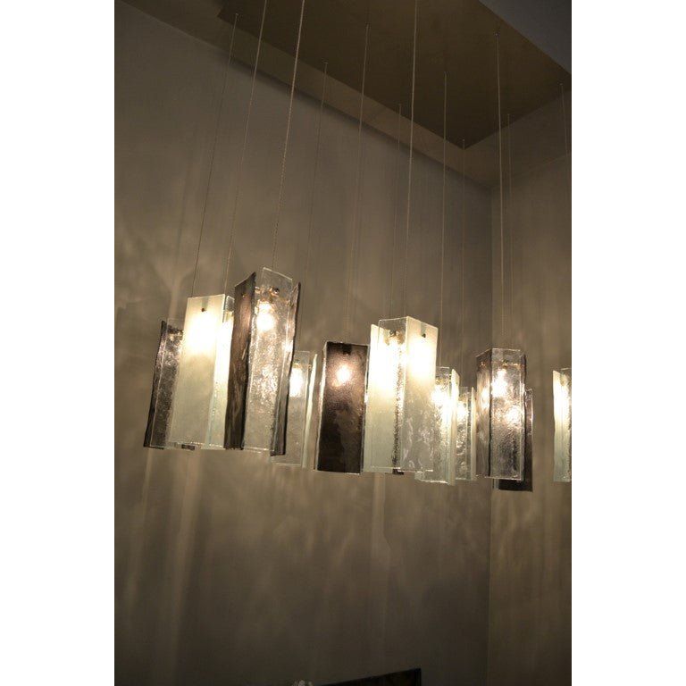 Rain Glass Tile Single Pendant Light - Italian Concept