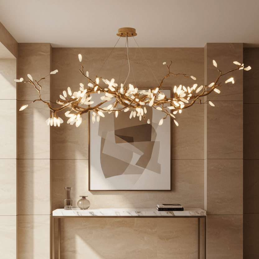 49" Champagne Gold Entryway