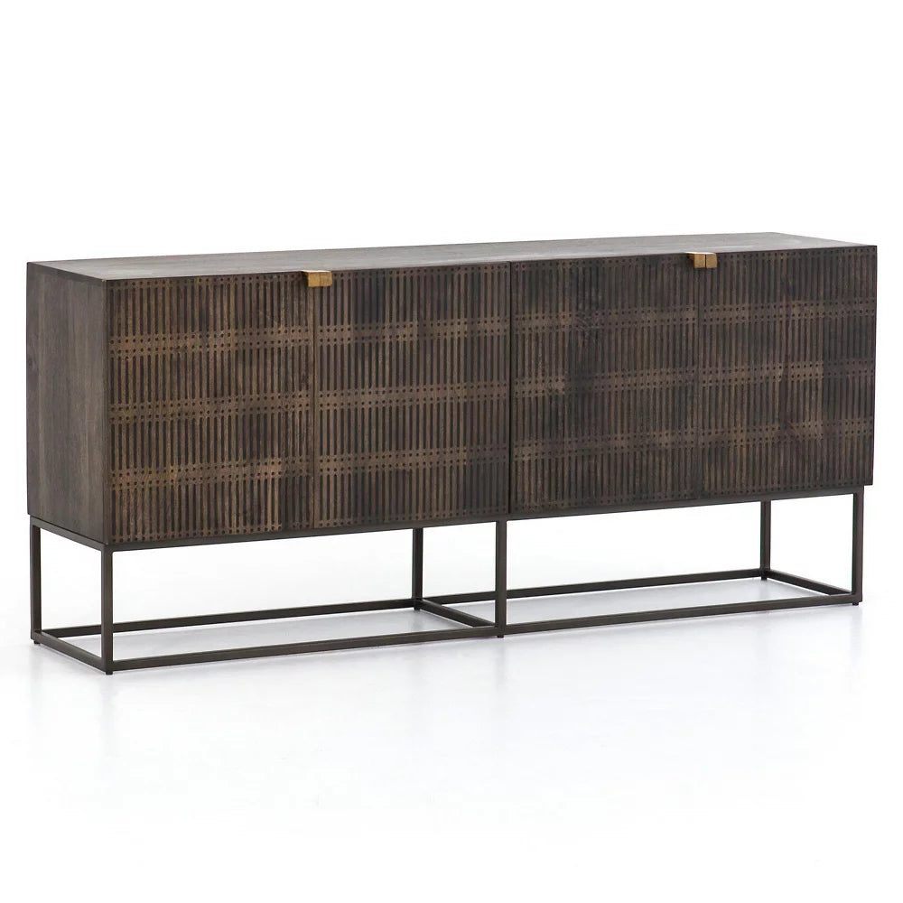 Caldera Carved Wood Sideboard