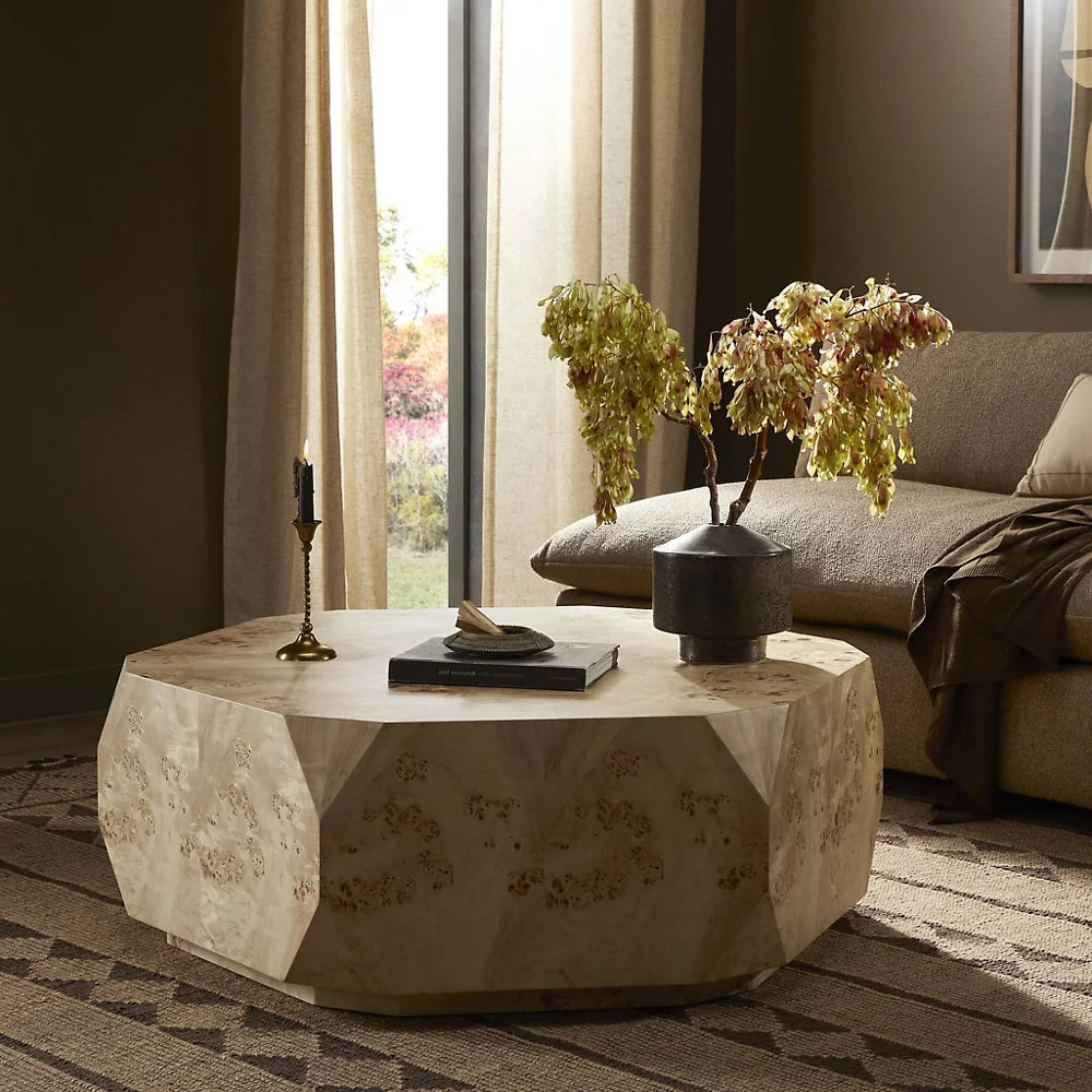 Vellum Burl Coffee Table