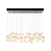 Rain Square Cluster Glass tile Pendant Chandelier - Italian Concept - 