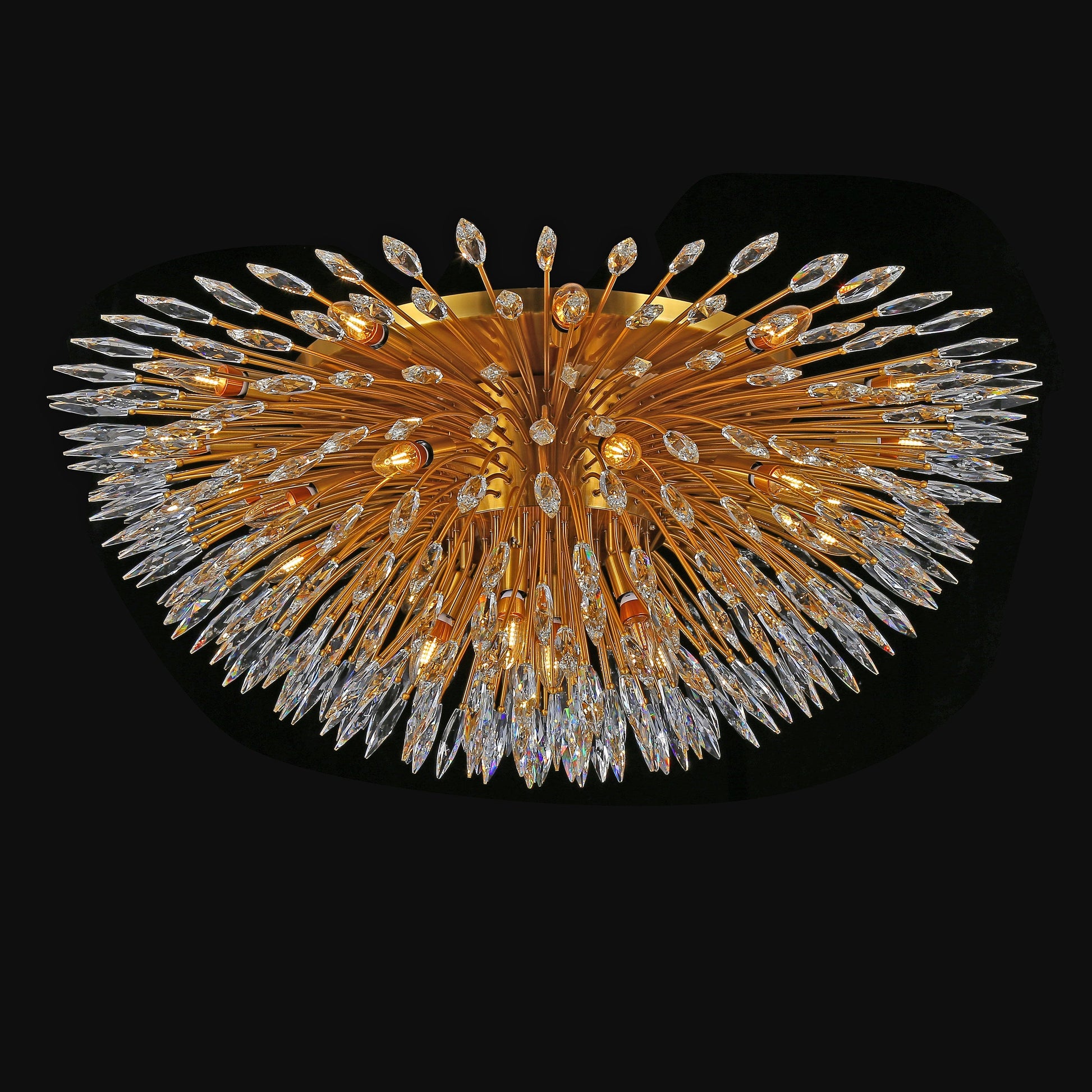 Lily Starburst Flush-mount Crystal Sputnik Chandelier - Italian Concept - 