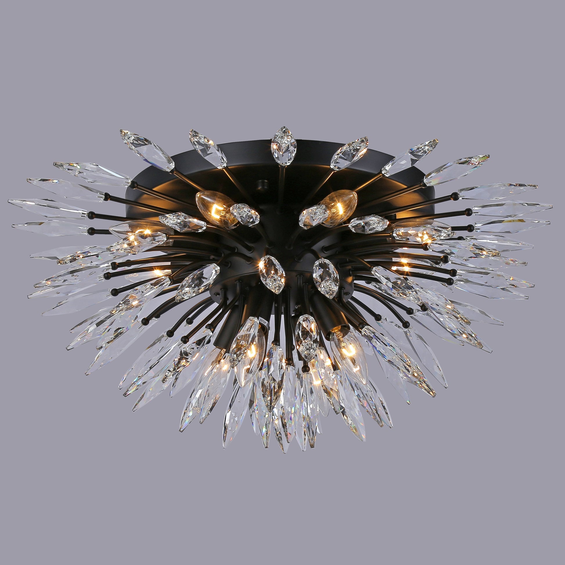 Lily Starburst Flush-mount Crystal Sputnik Chandelier - Italian Concept - 