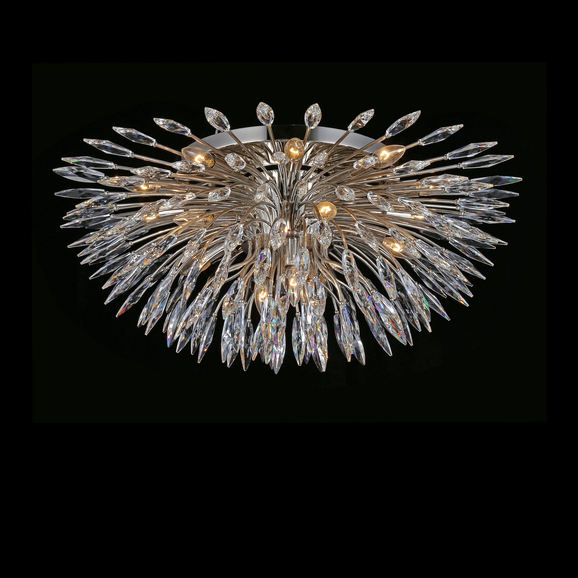 Lily Starburst Flush-mount Crystal Sputnik Chandelier - Italian Concept - 