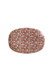 Melamine Small Rectangular Plate | Fall Floral Print