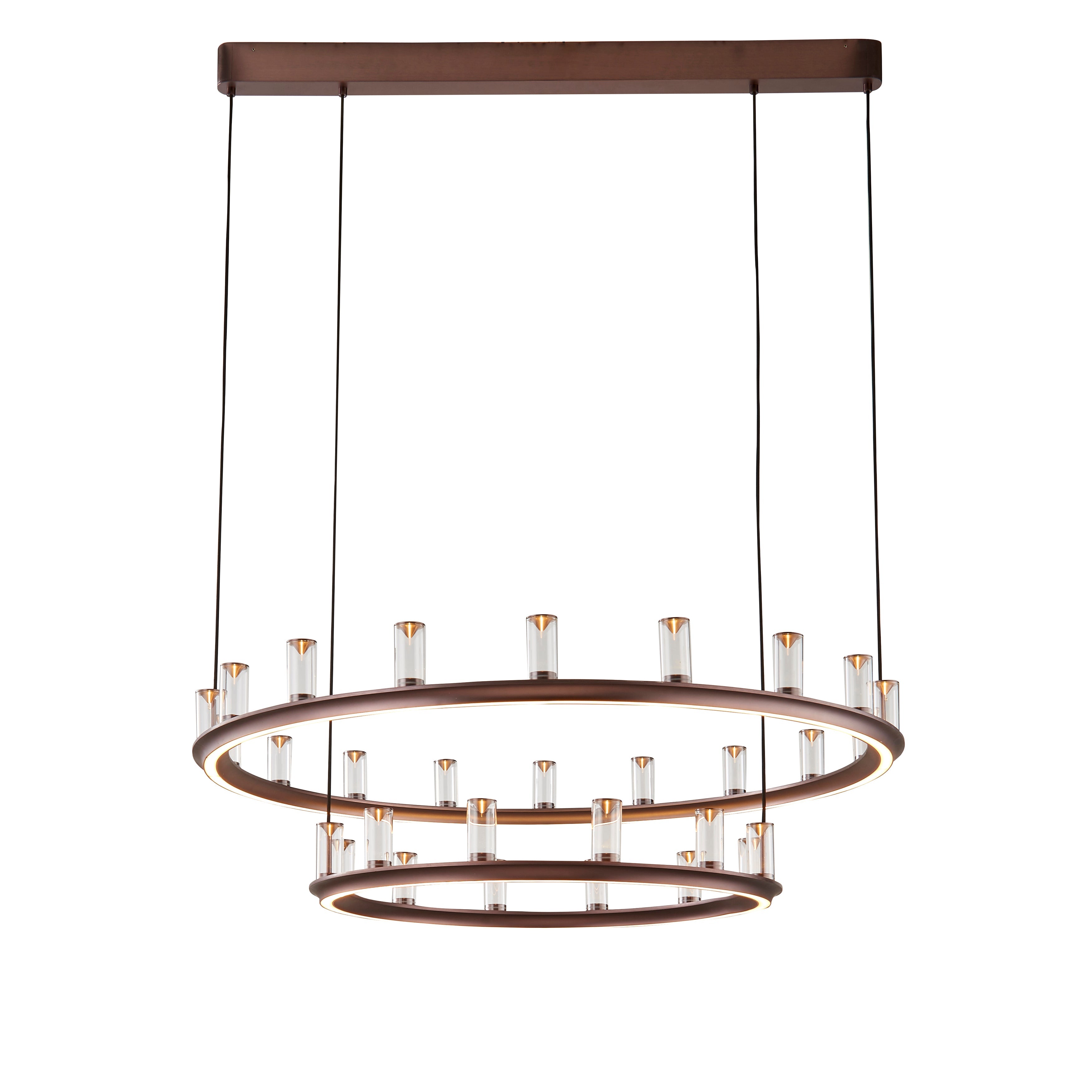 Aprilia Round LED Ring Chandelier - Italian Concept - 