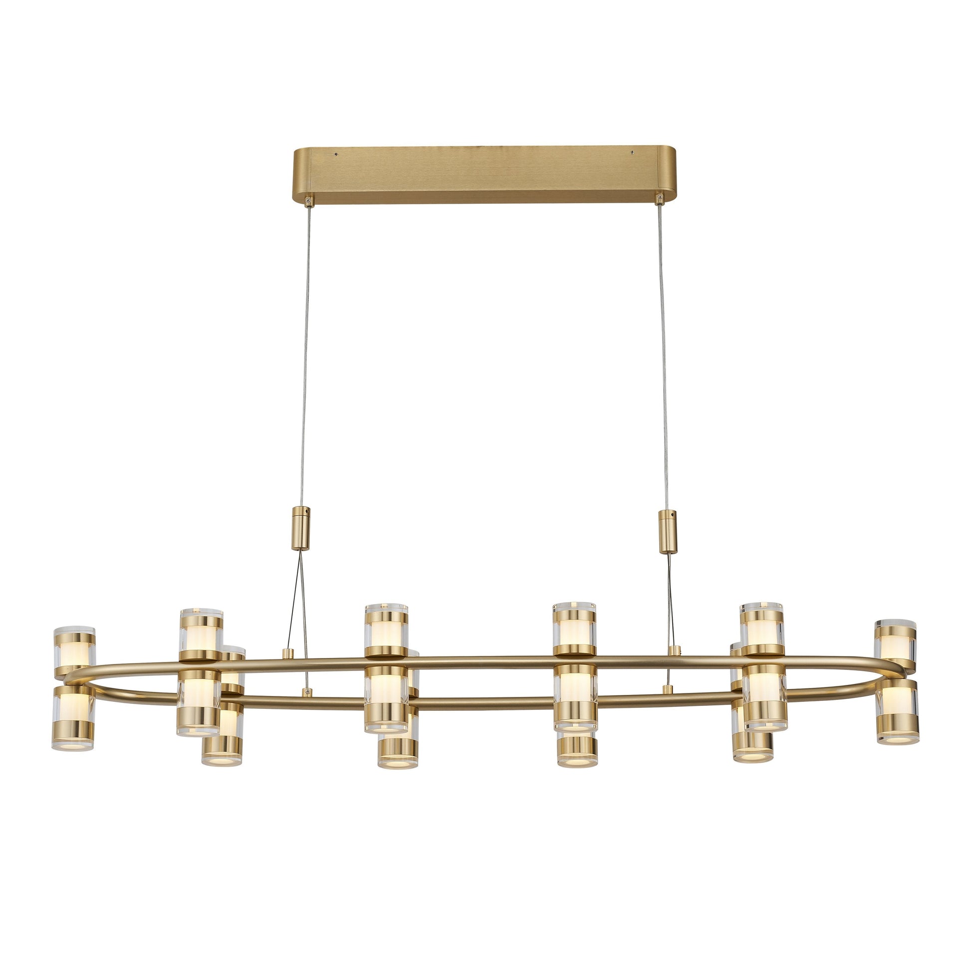 Arcanite Round / Oval LED Ring Chandelier - Italian Concept - 