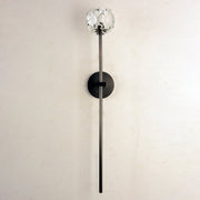 Blu Dior Crystal Prysm Torch Sconce - Italian Concept - 