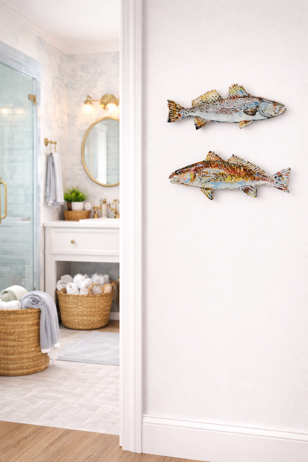 Speckled Sea Trout Acrylic Wall Contour