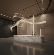 78" Nickel - Hotel Reception