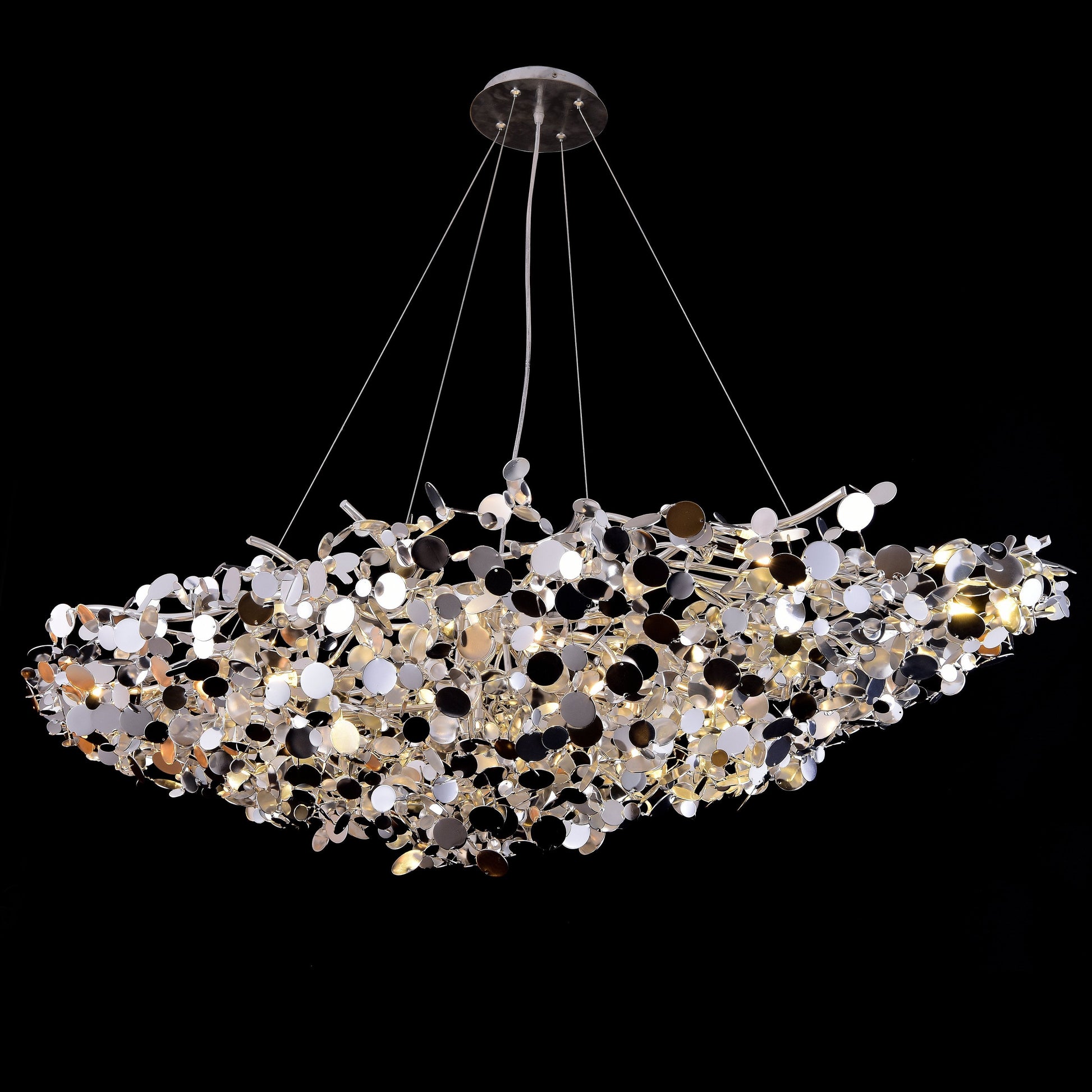 Plutot Oval Penny Chandelier - Italian Concept