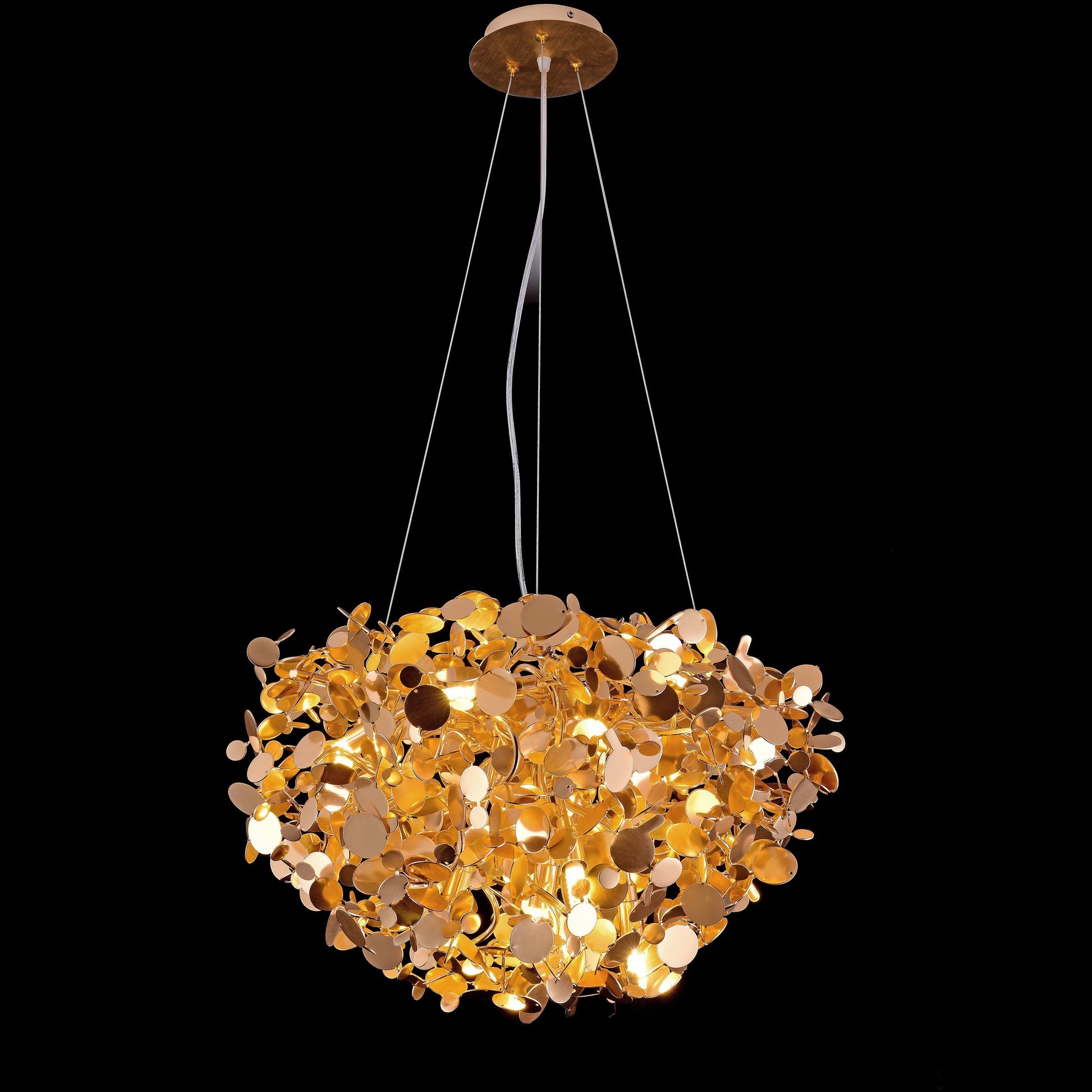 Plutot Round Penny Chandelier - Italian Concept