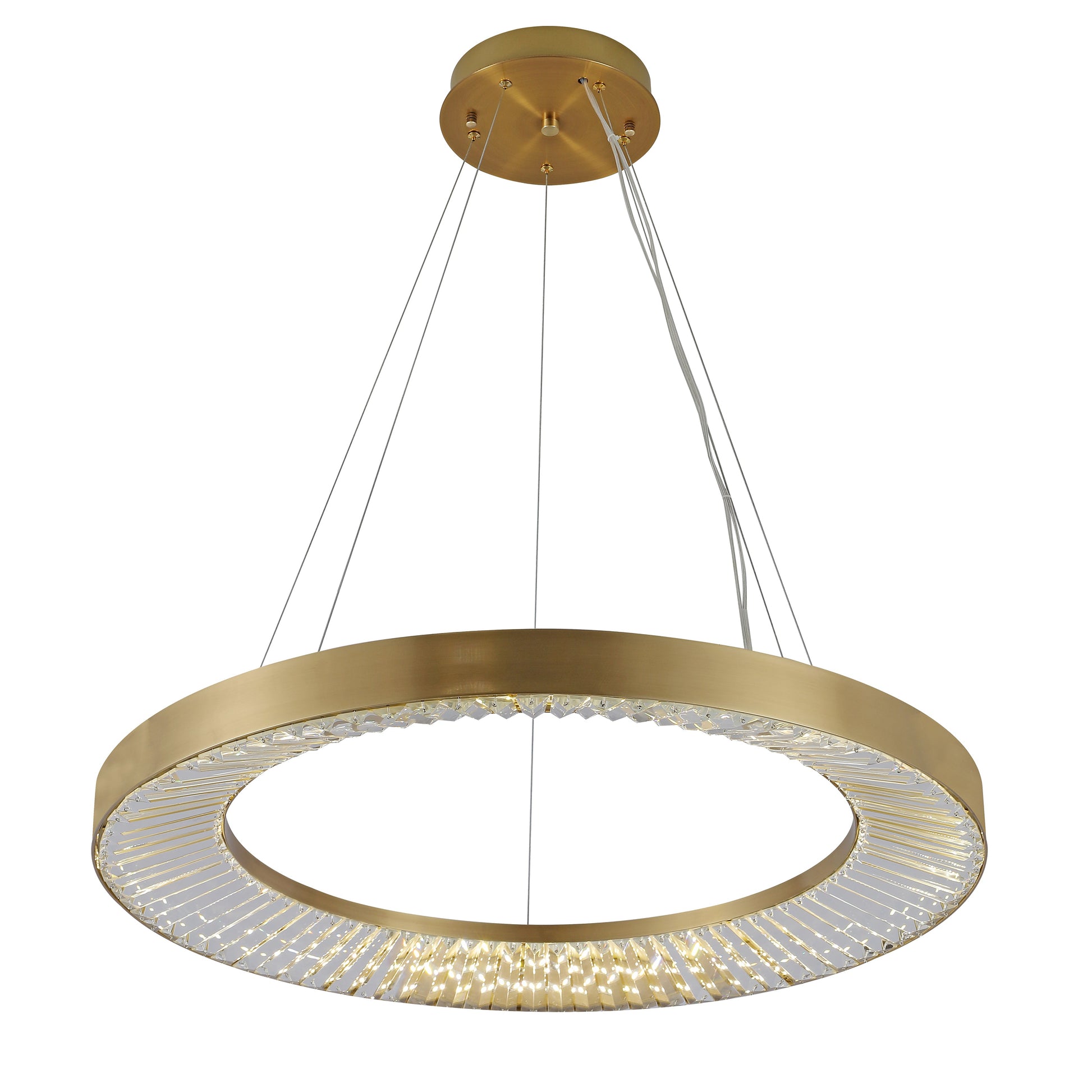 Liam Tiered Round Ring LED Chandelier - Italian Concept