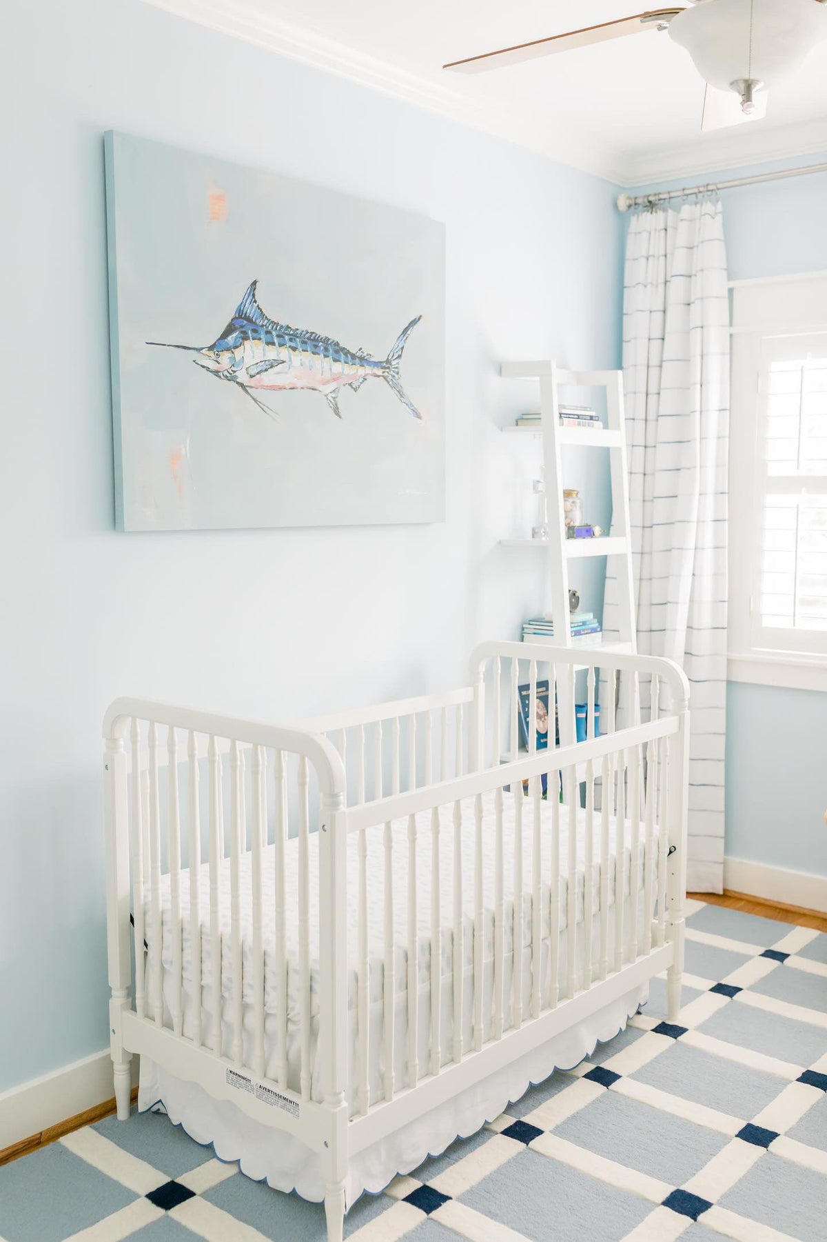 Blue Marlin on canvas