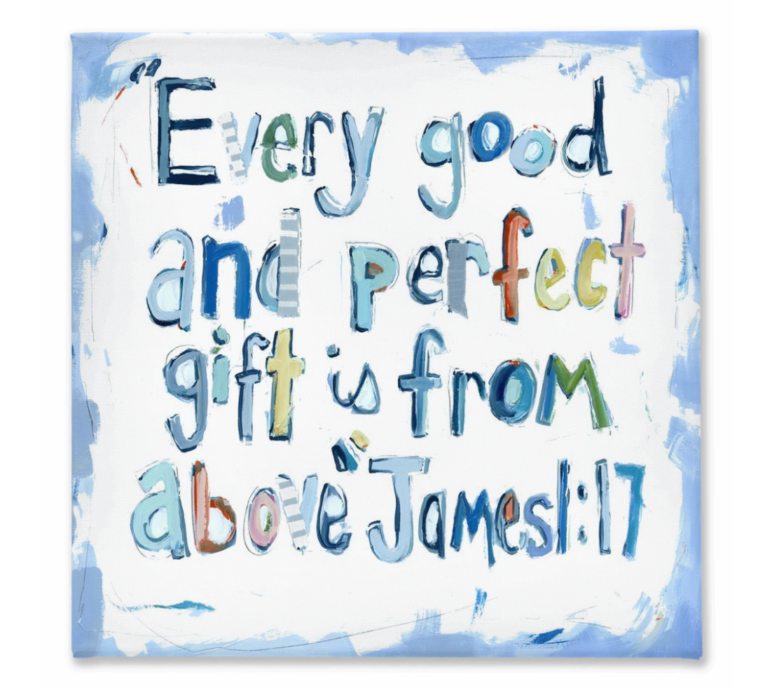 James 1:17 on canvas