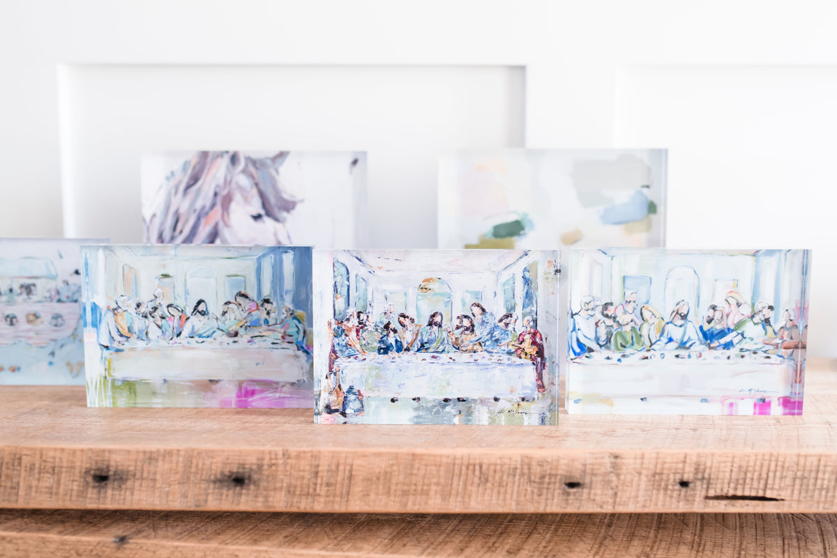 Legacy Meal XII Last Supper Acrylic Tabletop Art
