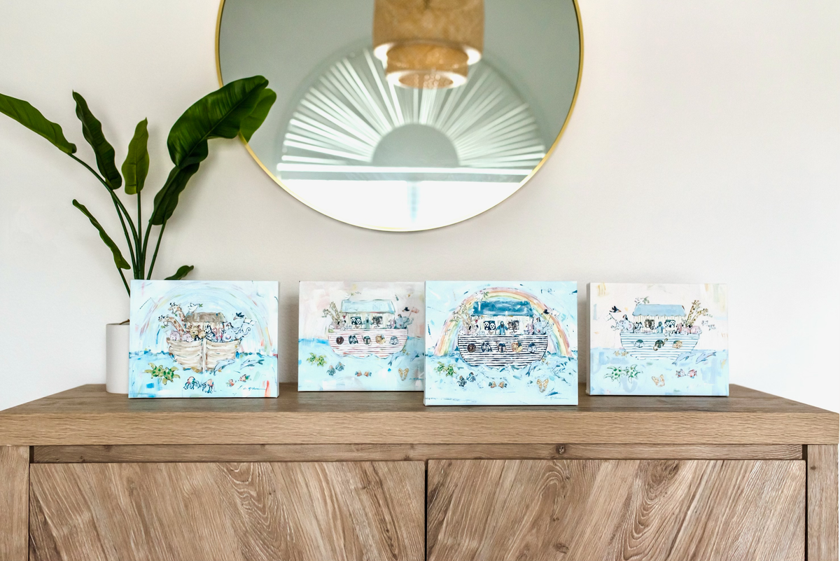 Noah's ark II on canvas