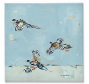 "Pheasantly Surprised" on canvas