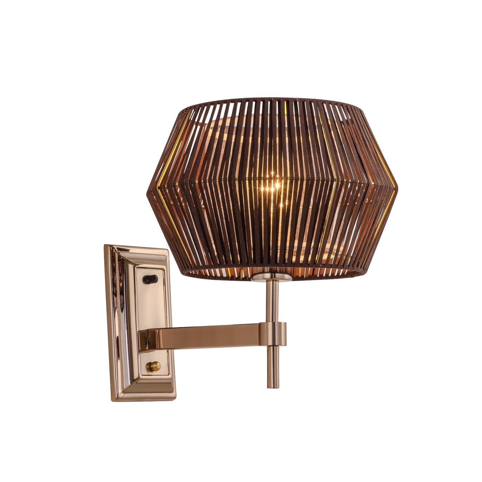 Alba  Tiered Oval Glass Sconce - Italian Concept - 