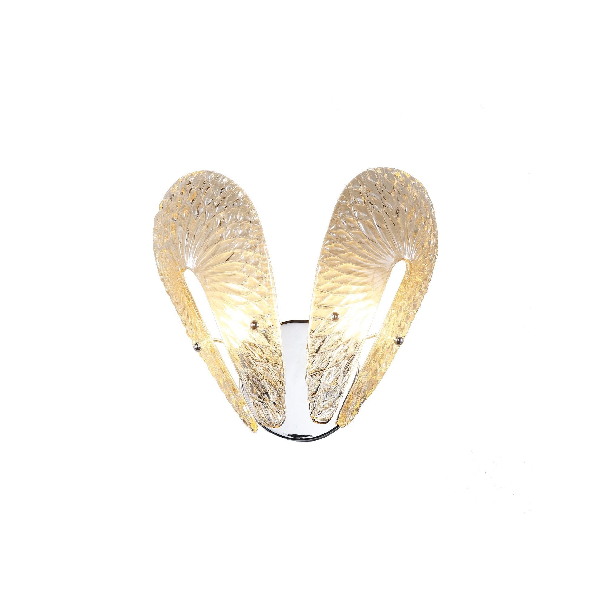 Alba  Tiered Oval Glass Sconce - Italian Concept - 