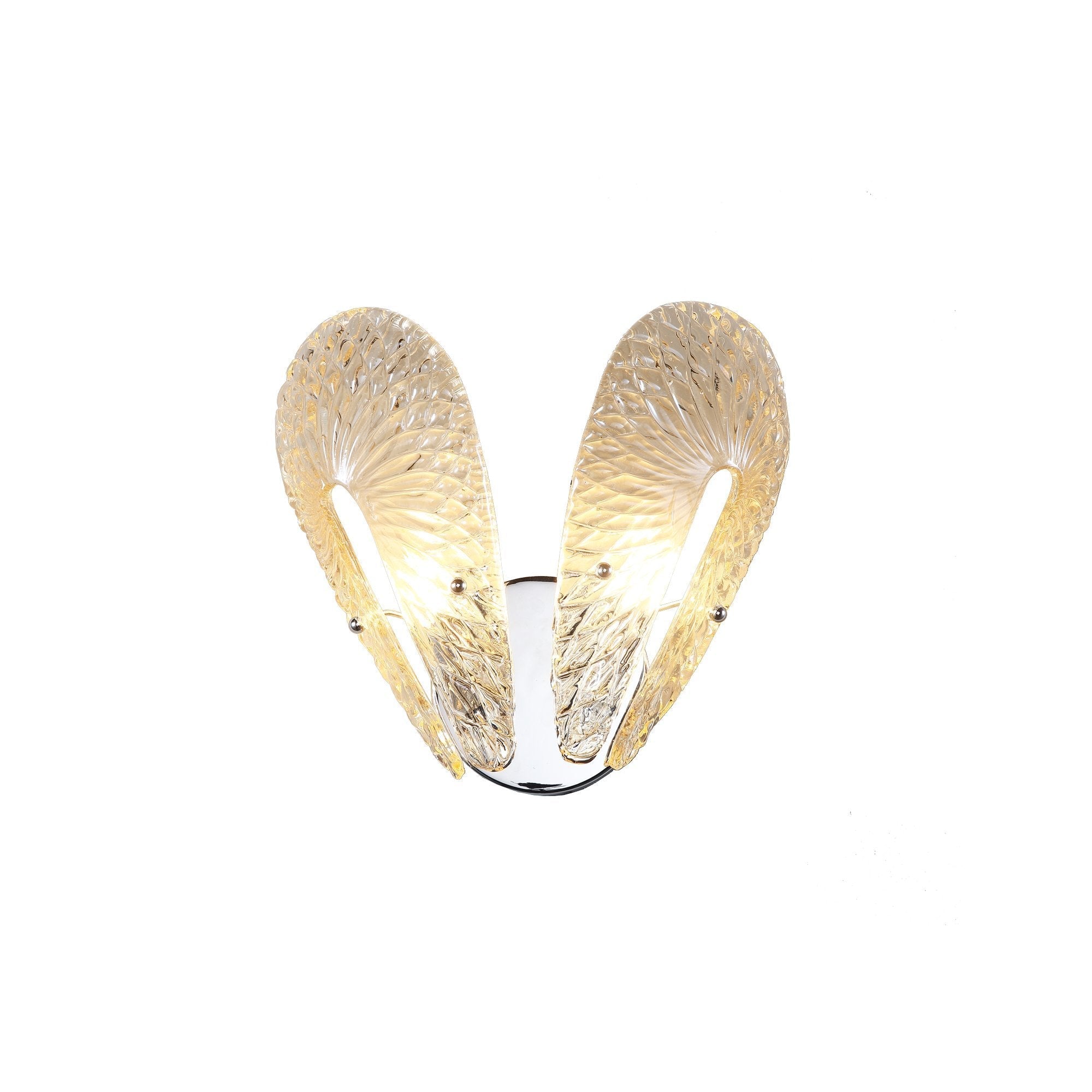 Alba  Tiered Oval Glass Sconce - Italian Concept - 