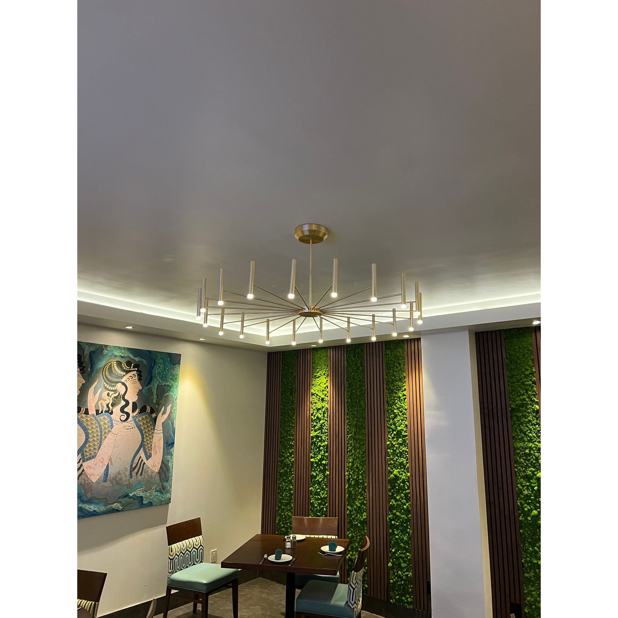 Gabin Sputnik Round LED Ring Chandelier - Italian Concept