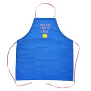 Cotton Apron - Blue - Smiley®