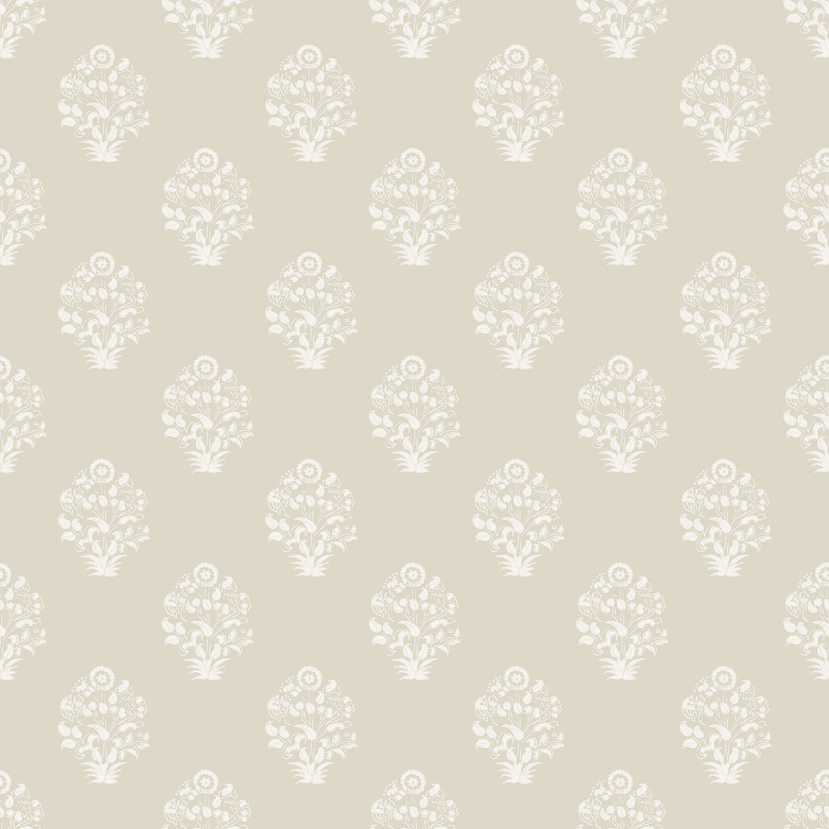 Afton Block Print in Cream