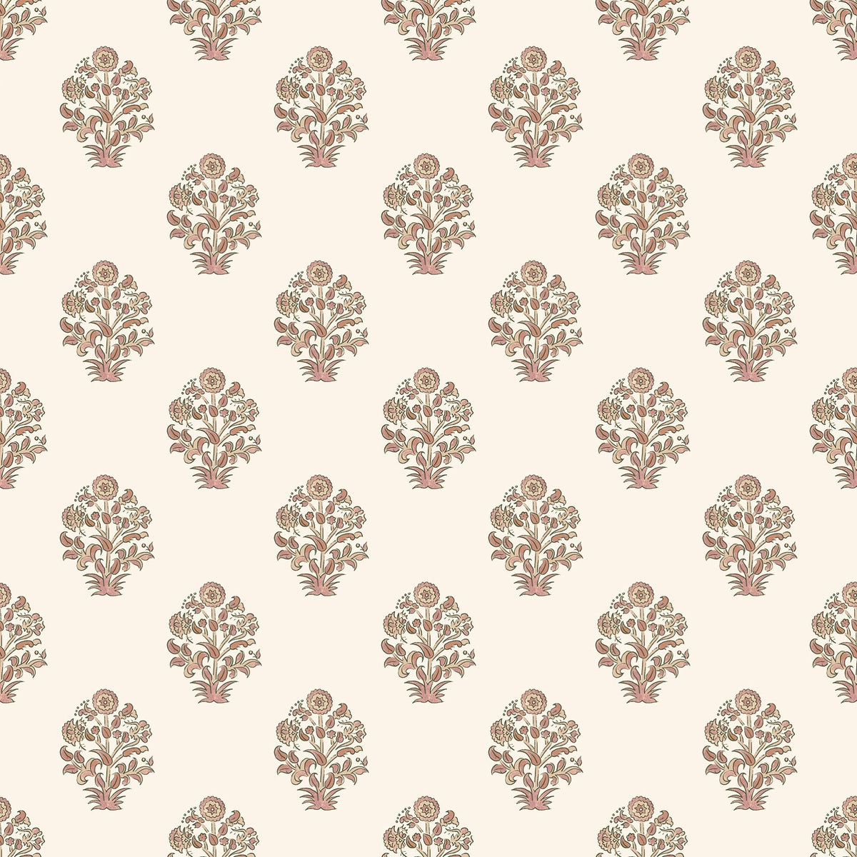 Afton Block Print in Mauve