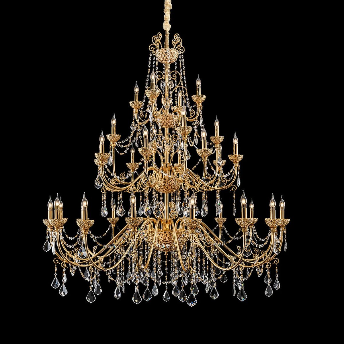 Amboise Antique Brass Chandelier