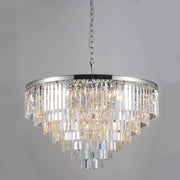 Apex Odeon Round Crystal Fringe Chandelier Collection - Italian Concept - 