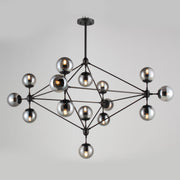 Diamond Branching Glass Globe Bubble Chandelier - Italian Concept