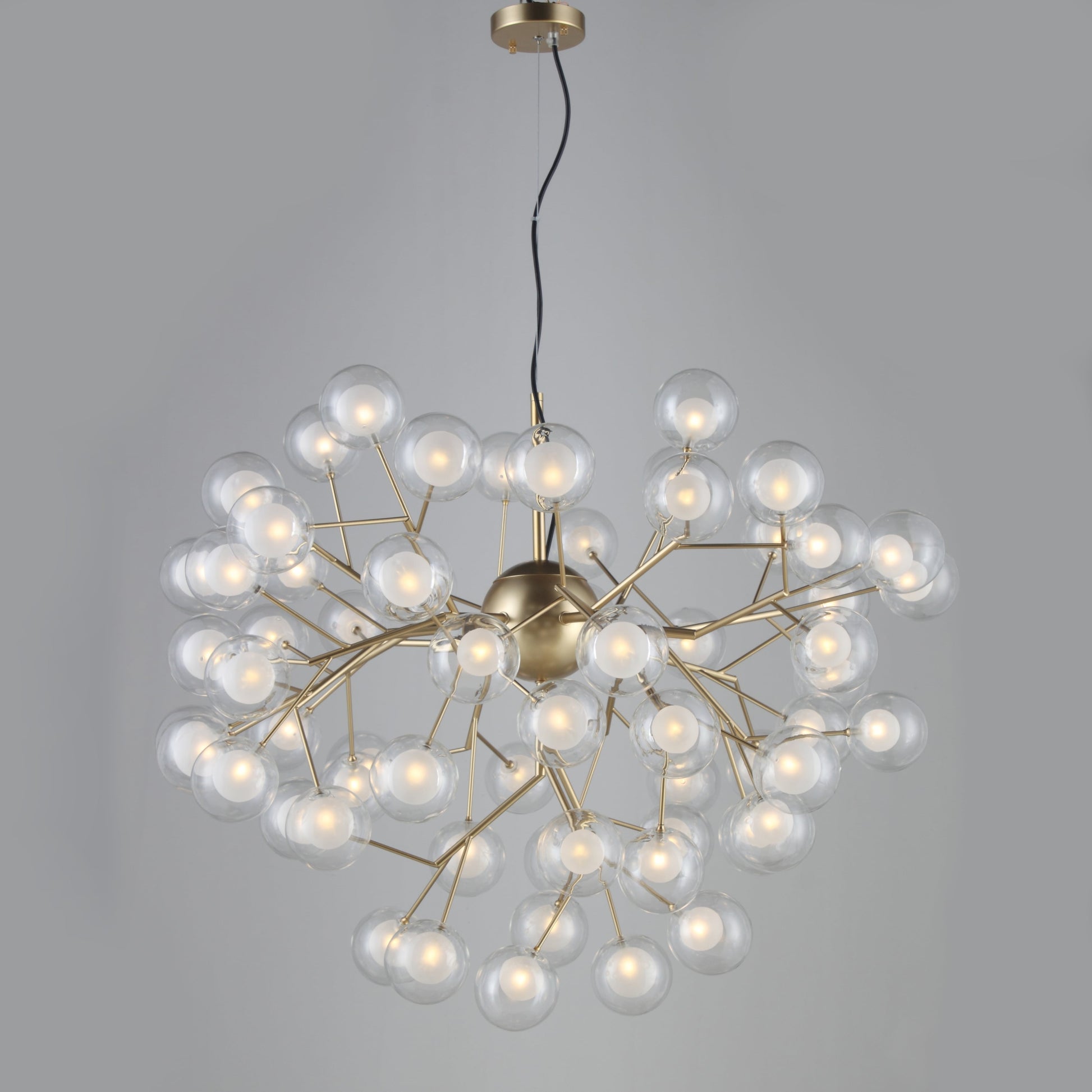 Ivana Branching Glass Globe Bubble Chandelier - Italian Concept