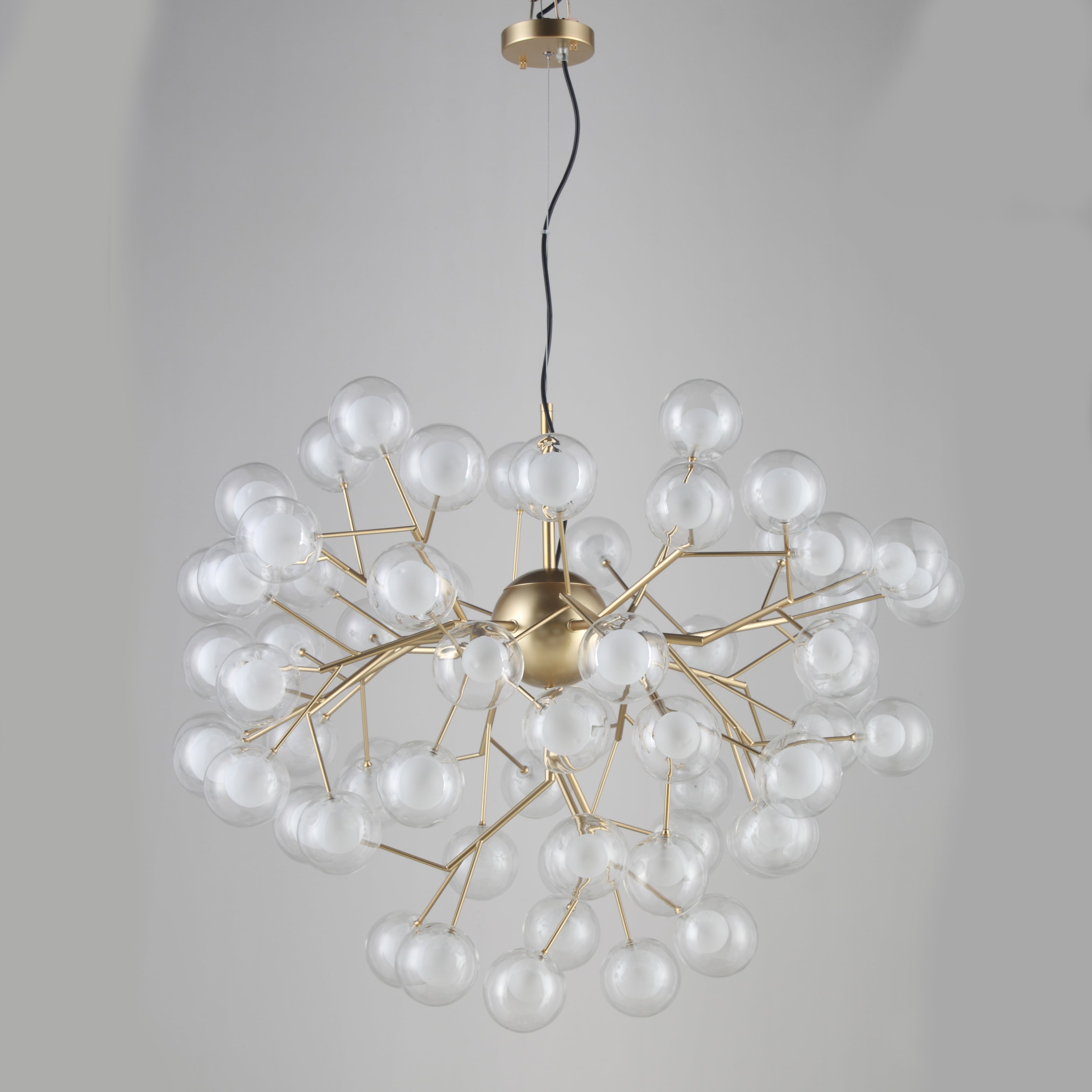 Ivana Branching Glass Globe Bubble Chandelier - Italian Concept