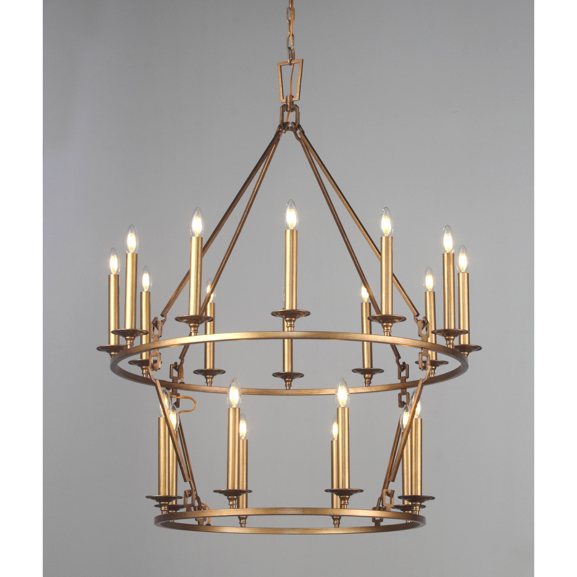 Wineyard Wheel Barrel Round Chandelier - Italian Concept