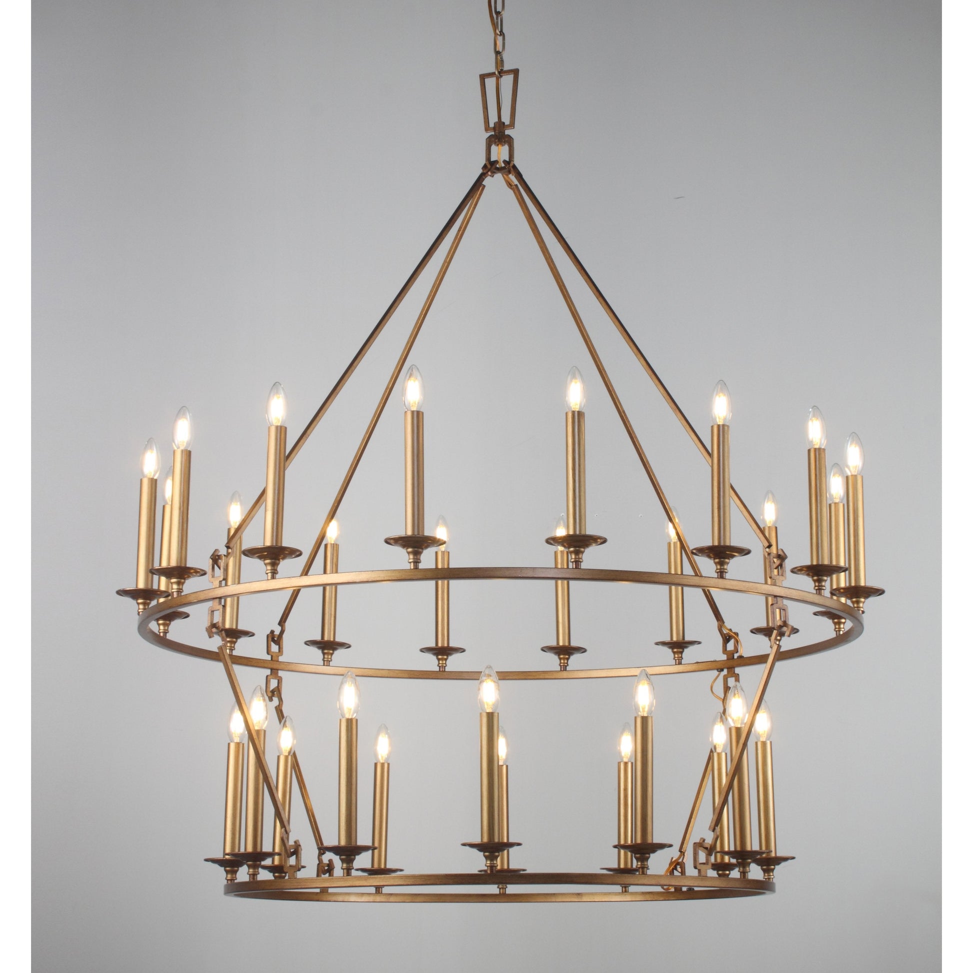 Wineyard Wheel Barrel Round Chandelier - Italian Concept